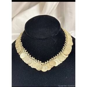 Vintage Silver Coin Necklace